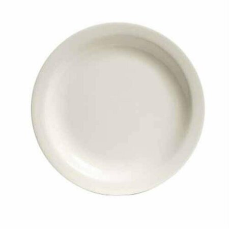 TUXTON CHINA Nevada 9.5 in. Narrow Rim Plate - White - 2 Dozen TNR-009